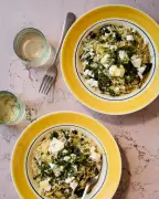 Georgina Hayden's Quick Spanakopita Orzo: A Taste of Greece