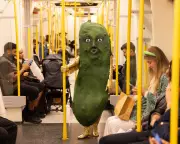 Giant Green Pickle Marks Launch of UK's First Jewish Culture Month