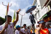 Global Weekend Highlights: Protests, Parades, and Geyser Eruptions