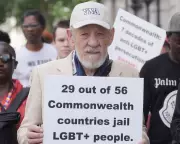 Ian McKellen Leads London March for LGBTQ+ Equality in Commonwealth Countries