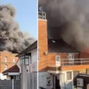 Large Fire Breaks Out Behind Jewish Supermarket in Golders Green
