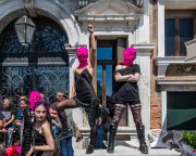 Pussy Riot Protest and Attenborough Sand Portrait: Global Photos – Thursday