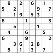Sudoku 7,301 Medium Puzzle from The Guardian