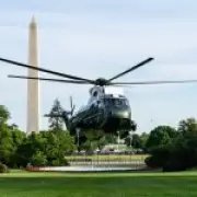 Trump Plans Permanent Helipad on White House Lawn to Prevent Grass Scorching