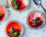 Turn Squishy Strawberries into a Classic British Strawberry Posset