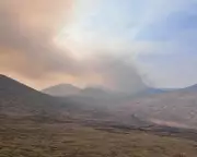 Young Country Diary: Mourne Mountains Fire Sees Flames and Smoke