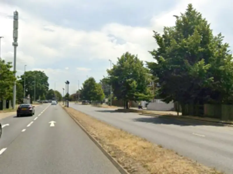 A4 Cranford Shut Near Heathrow: Police Forensics Tents at Scene