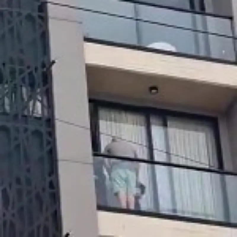 American mistaken for child abuser while saving son from choking on balcony