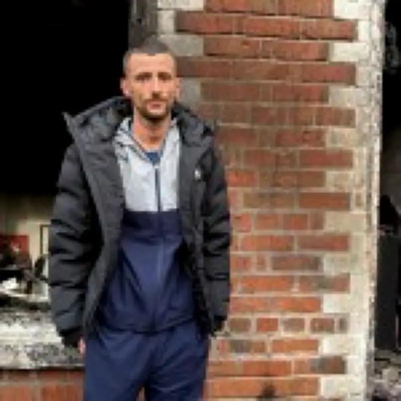 Belfast riot victim watches late father's belongings burn as home destroyed
