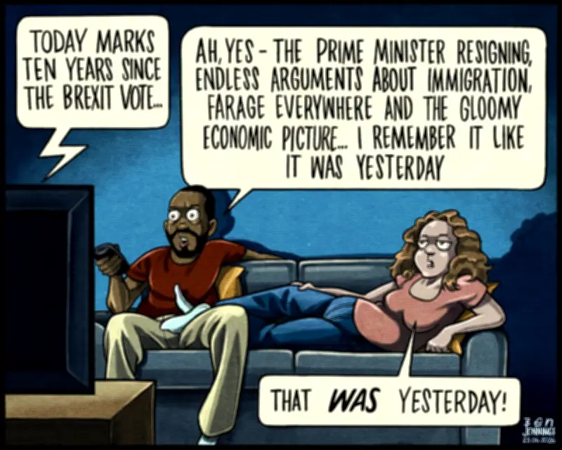 Ben Jennings cartoon: 10th anniversary of Brexit vote