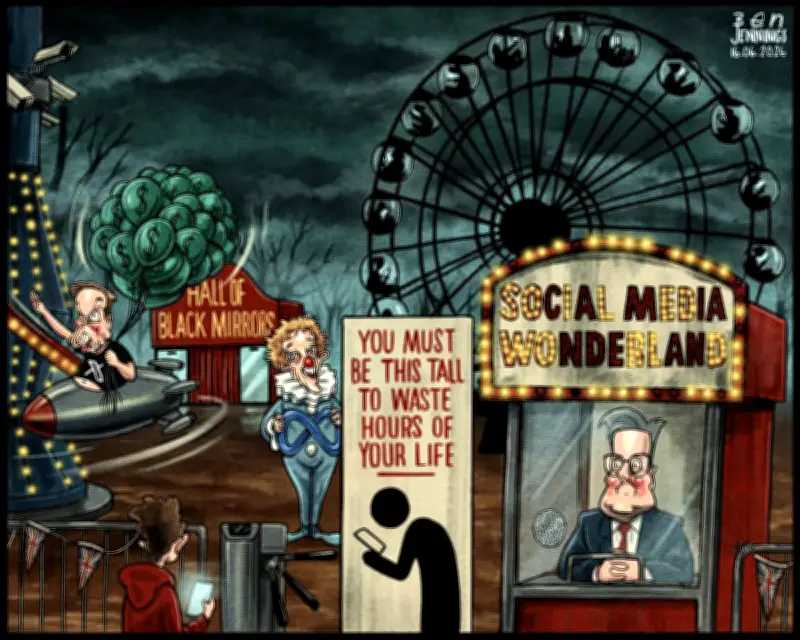 Ben Jennings cartoon: UK social media ban for under-16s
