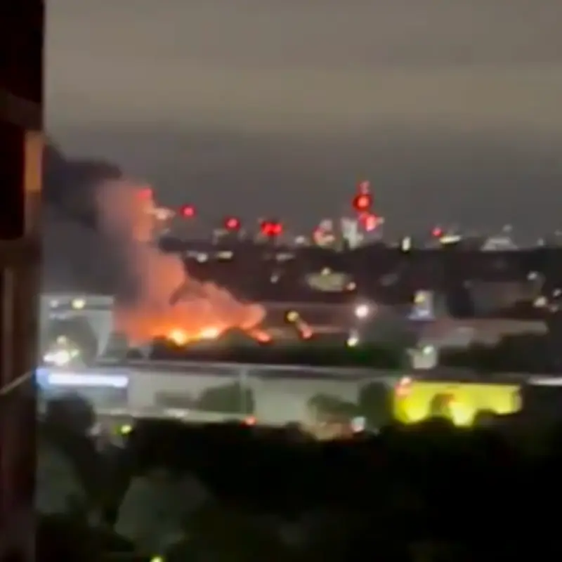 Brent Residents Evacuated as 150 Firefighters Tackle Huge Warehouse Blaze