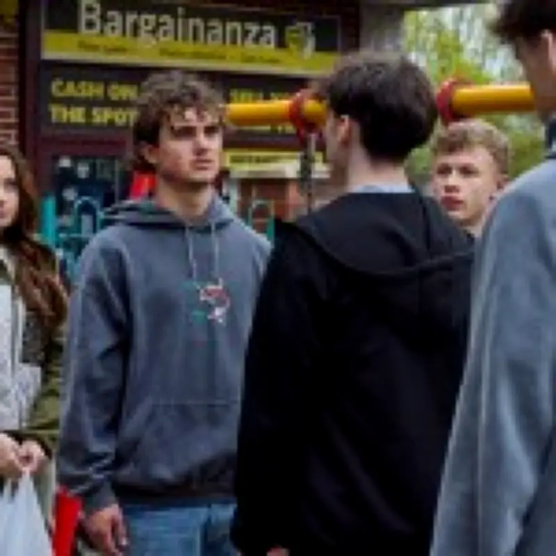 Coronation Street's Debbie's Angels Rescue Brody from Teen Hoodlums