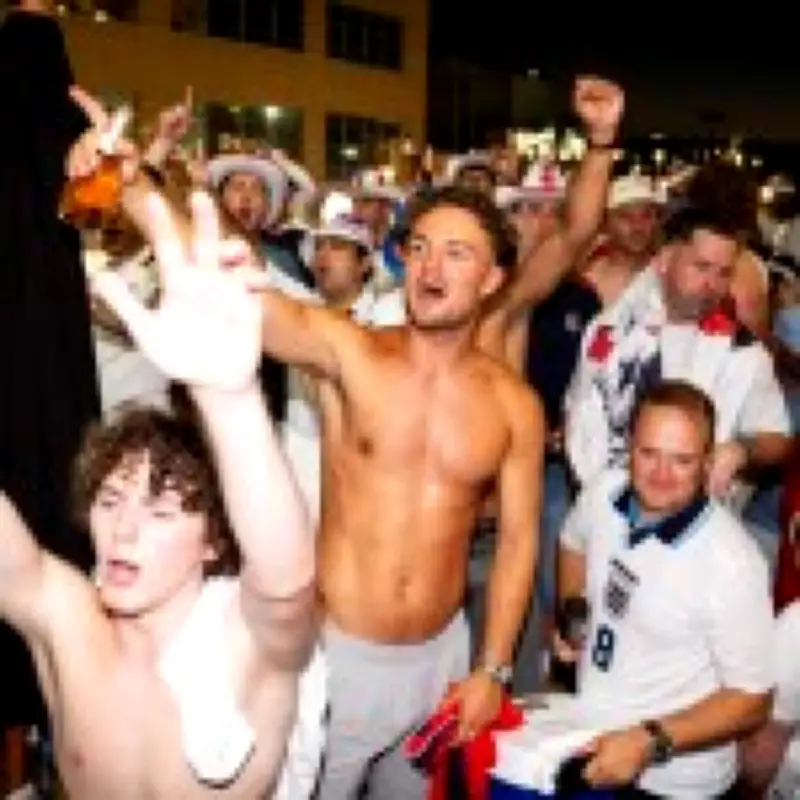 England fans drink 5,000 beers and damage plant pots in Dallas pub before Croatia match