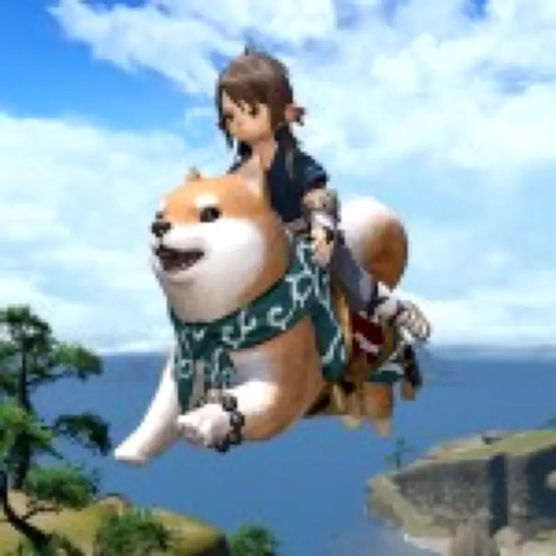 Final Fantasy 14 players in Japan get tax donation rewards including Shiba Inu mount