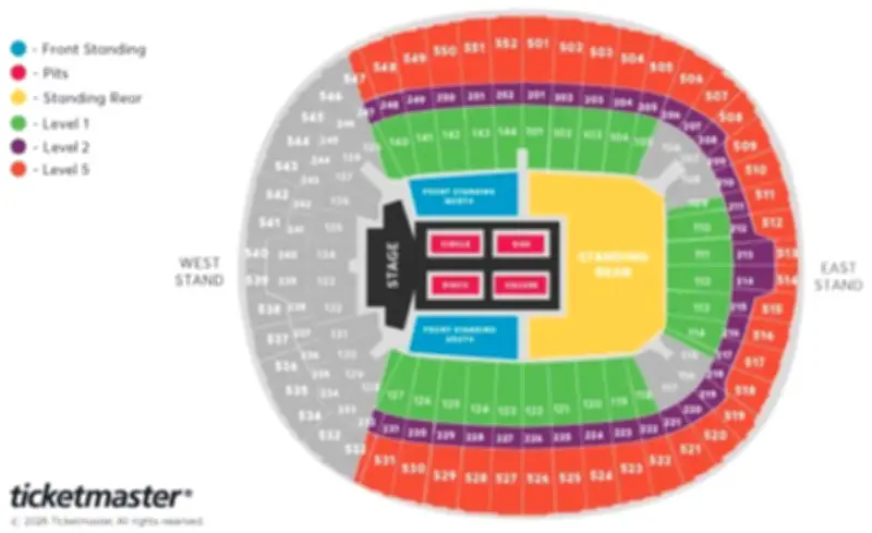 Harry Styles Wembley 2026: Seating Map, Best Seats, and Total Capacity