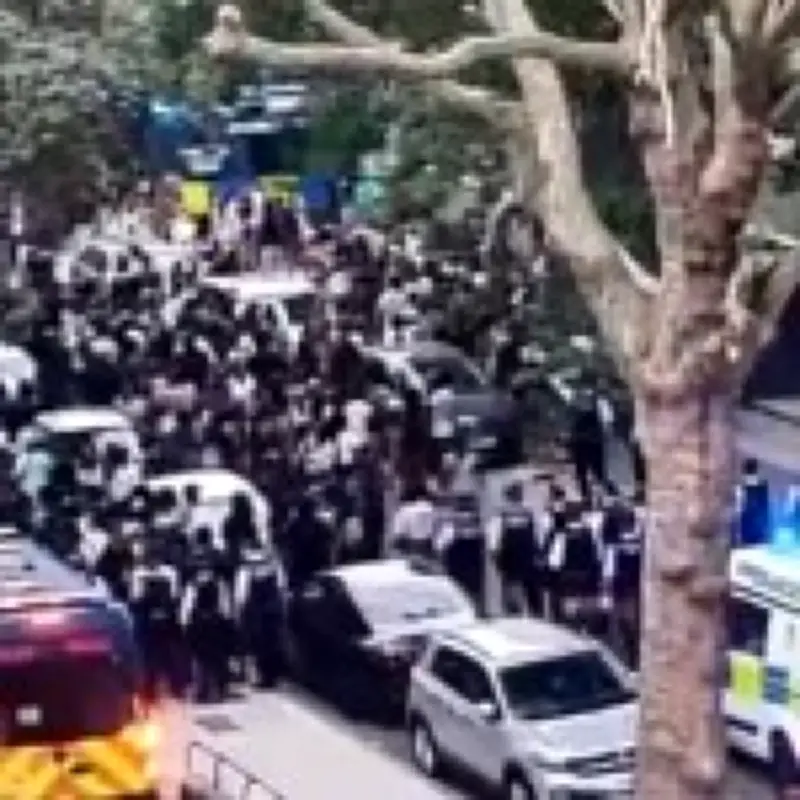 Hundreds of teens rampage through London estate after crashing girl's 16th birthday party