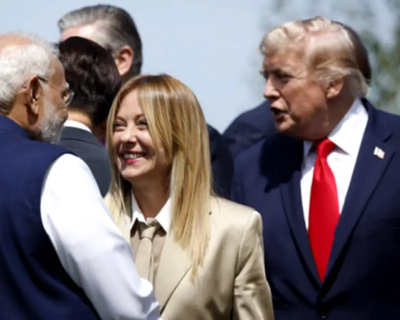Italy PM Meloni says Trump 'totally invented' photo request story