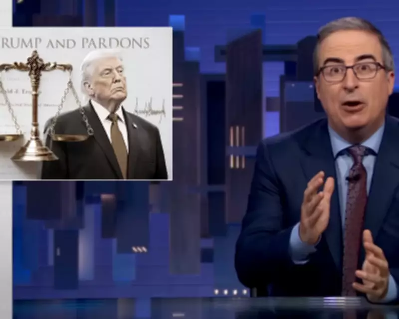 John Oliver Slams Trump's Pardons for Allies and Maga Donors