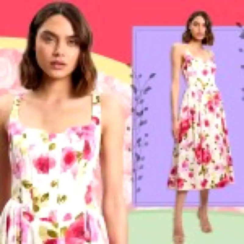Karen Millen Floral Midi Dress: 40% Off for Wedding Season