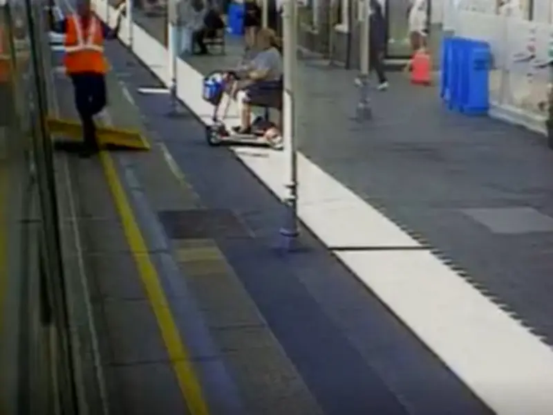 London Overground driver distracted by phone when leaving station with ramp attached