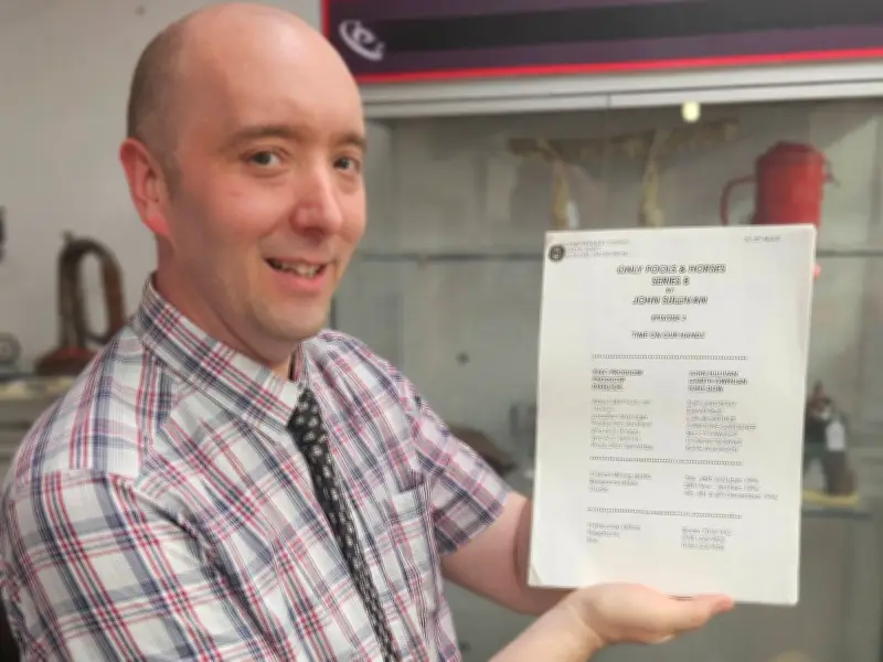 Lost Only Fools and Horses script with cut Del Boy joke unearthed