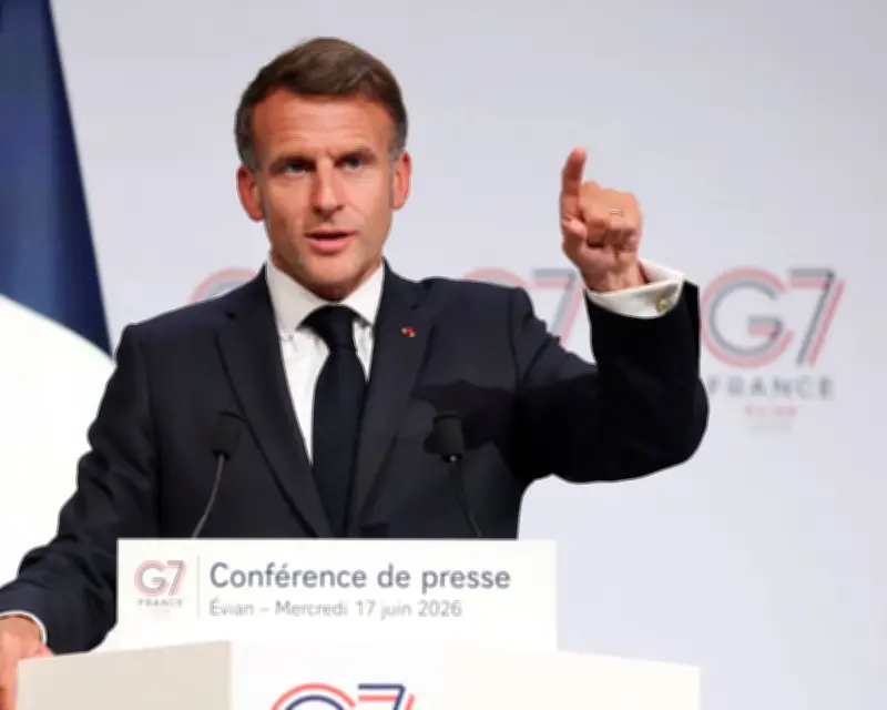 Macron Hails G7 Unity on Ukraine, Cites US Shift