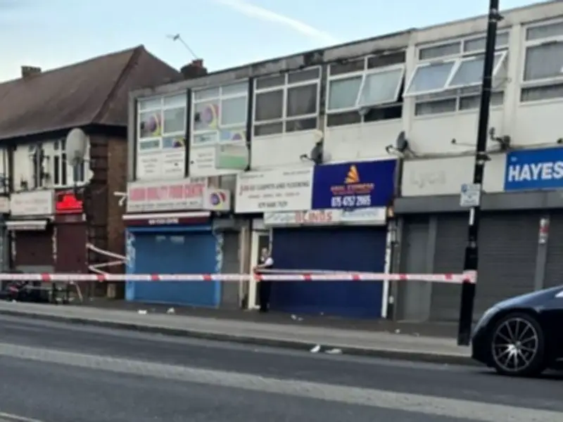 Man in his 20s stabbed in Hayes attack; police cordon in place