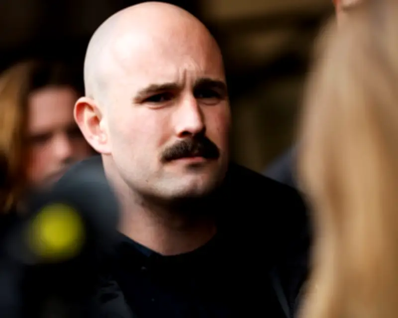 Neo-Nazi Thomas Sewell sentenced for offensive behaviour outside Chinese consulate