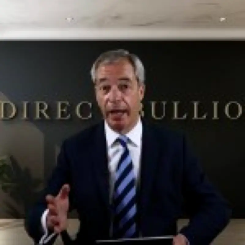 Nigel Farage earns £270,000 for 12 hours promoting gold bullion