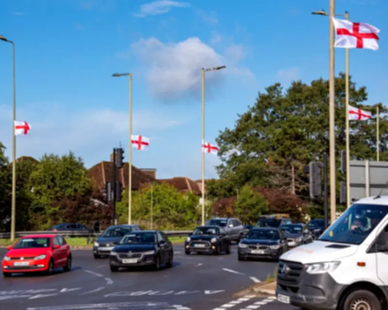 Oxfordshire council seeks injunction over England flags tied to lamp-posts