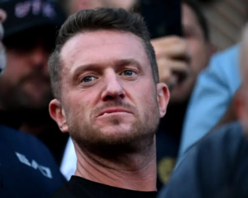 Police Seize Tommy Robinson's Phones After Russia Trip Under Counter-Terror Law