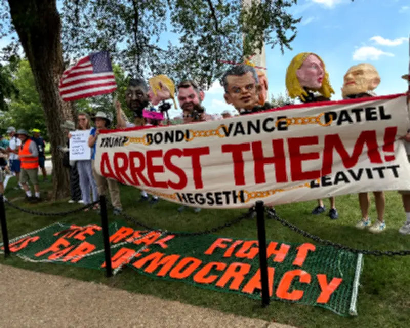 Protesters Rally Against Trump-Hosted UFC Event: 'Reeks of Corruption'