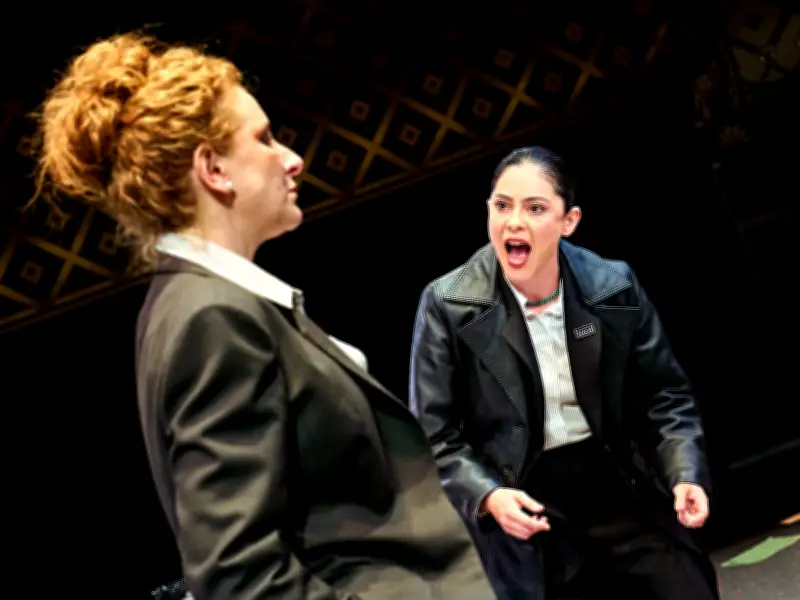 Review: All-female cast gives 'Glengarry Glen Ross' a fresh spin at Old Vic