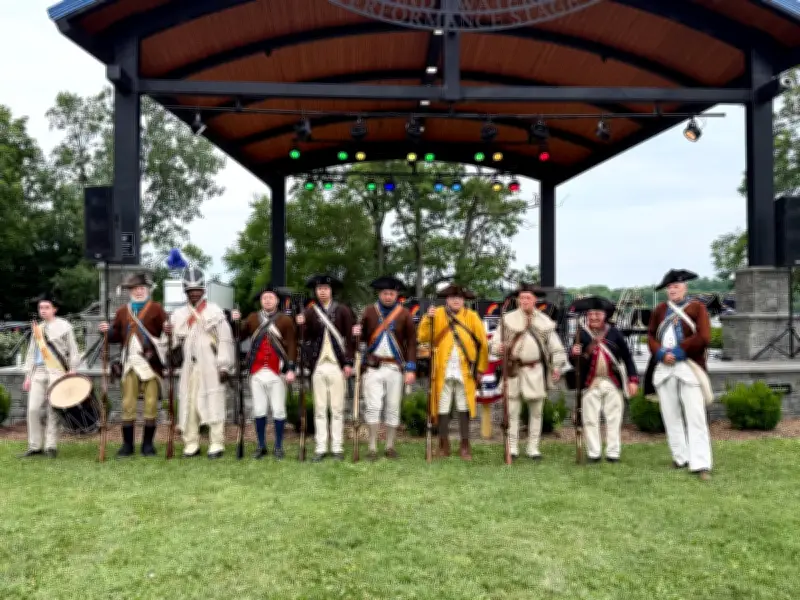 Revolutionary War re-enactors step up for US semiquincentennial