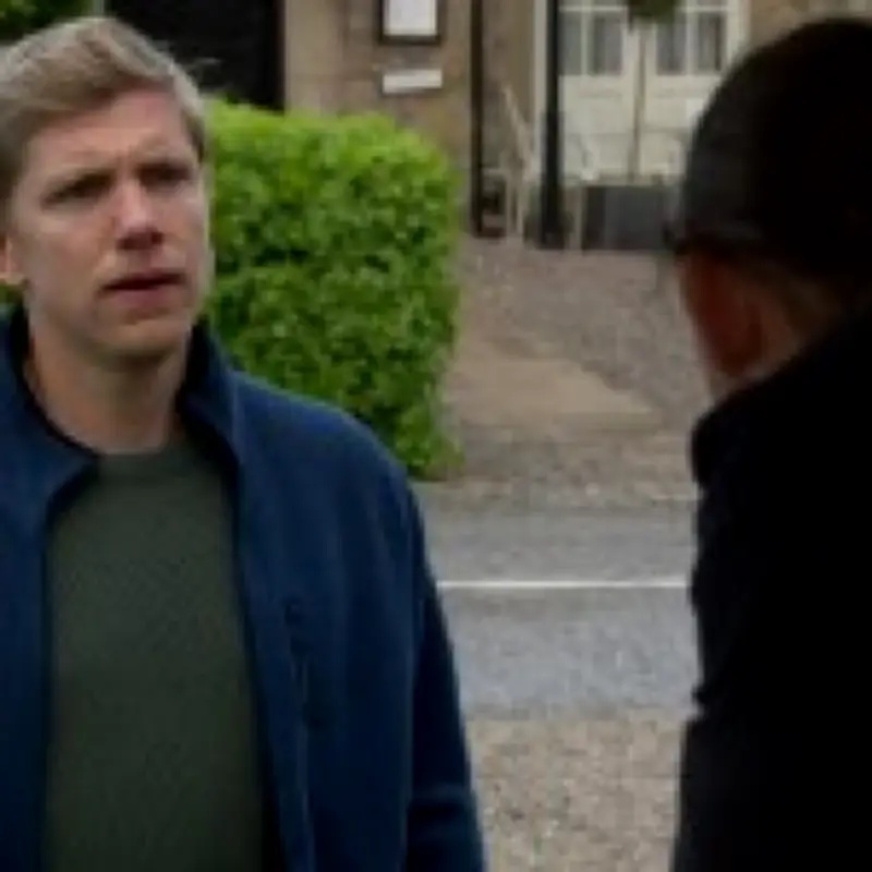 Robert Sugden Shocked by Kev and Serena Returns in Emmerdale