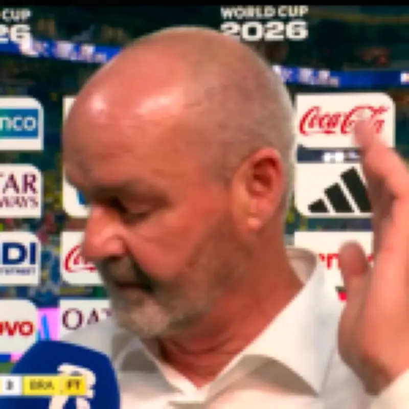 Scotland boss Steve Clarke storms out of interview after Brazil defeat