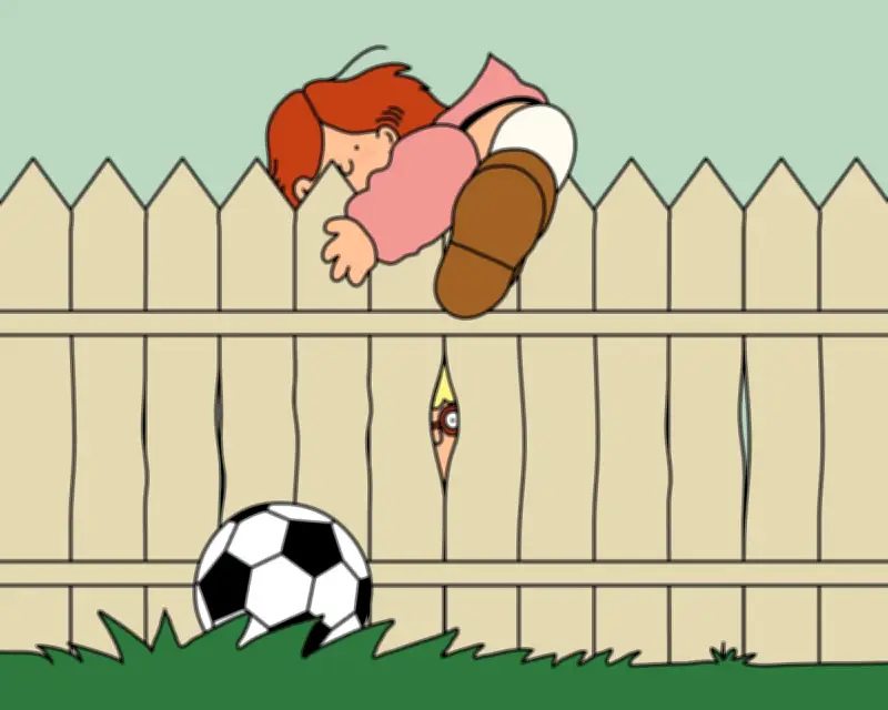 Should Kids Hop Over Neighbor's Fence to Retrieve a Ball?