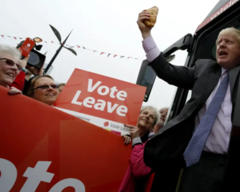 Ten Years After Brexit, New Slogans for the Bus Emerge