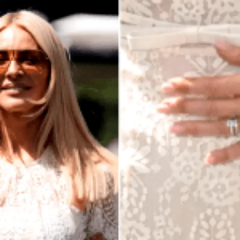 Tess Daly wears wedding ring at Wimbledon weeks after Vernon Kay split