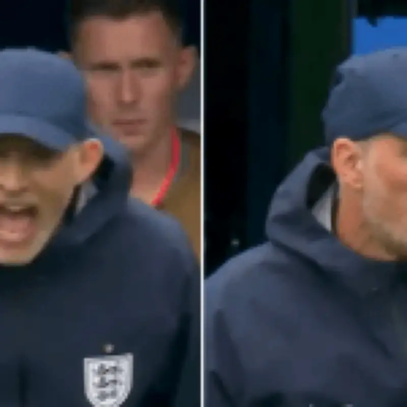 Thomas Tuchel screams at Djed Spence during England's World Cup draw with Ghana