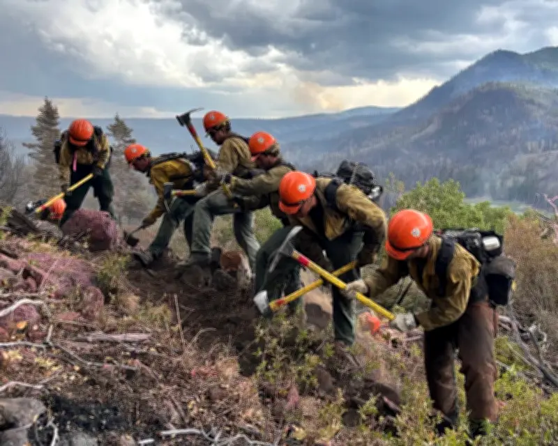 Three firefighters killed in Utah-Colorado wildfires; blazes spread rapidly