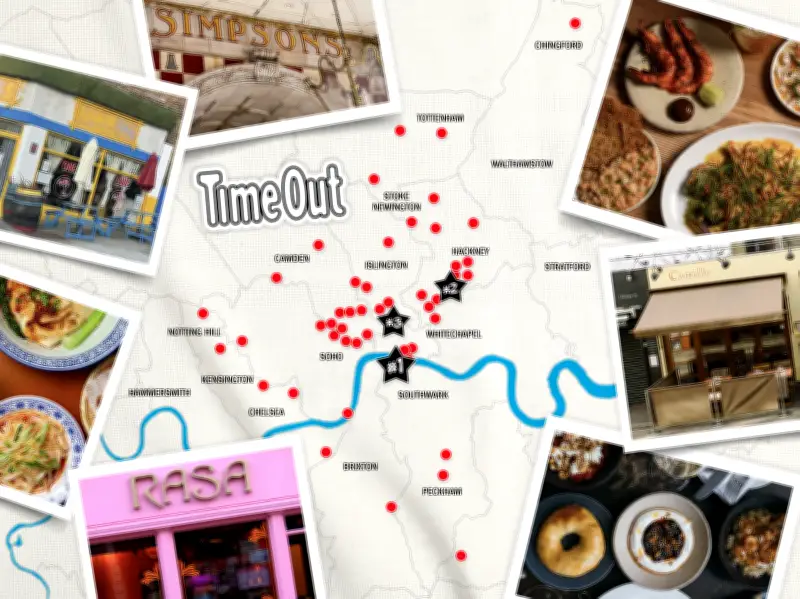 Time Out's 50 Best London Restaurants 2026 Mapped: Camille Tops List