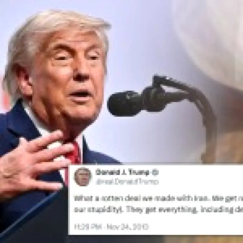 Trump's old tweet slamming Iran nuclear deal resurfaces after peace agreement