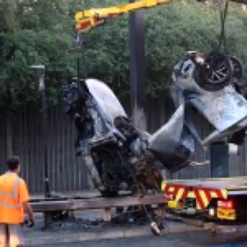 Two teens die in A13 crash after family pulls people from burning car