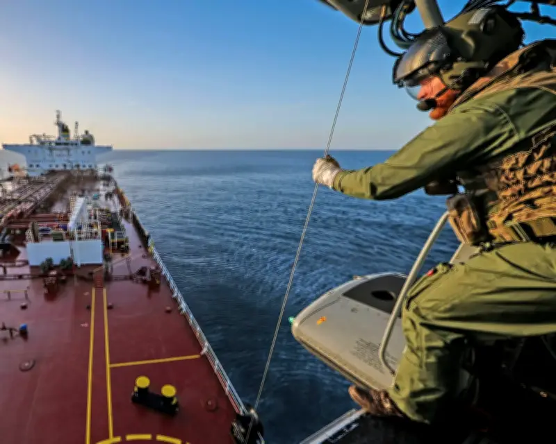 UK Forces Intercept Russian Shadow Fleet Oil Tanker in Channel Operation