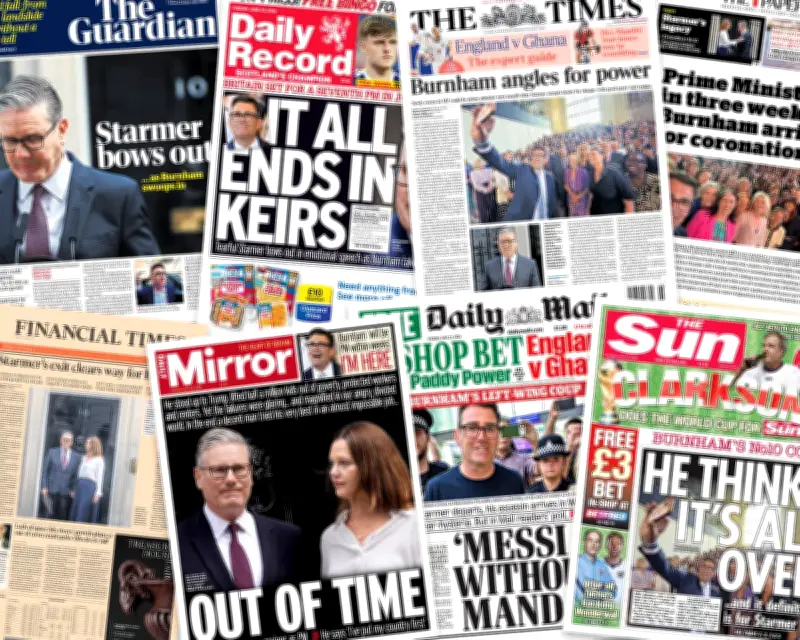 UK PM Keir Starmer Resigns: Andy Burnham Reacts, Media Response