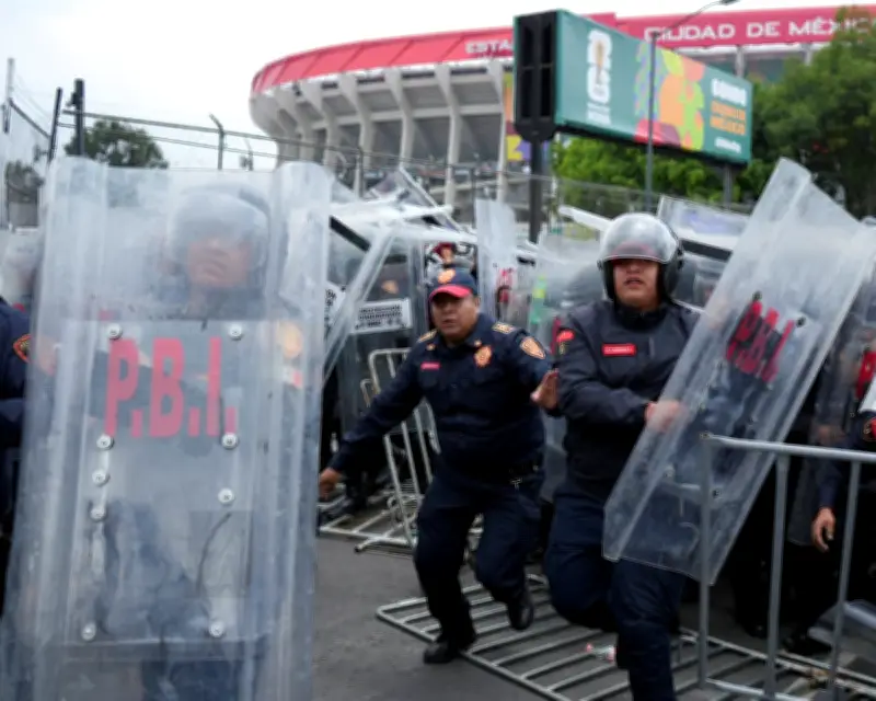 Violent Clashes Erupt Outside Azteca Stadium Before Mexico's World Cup Opener