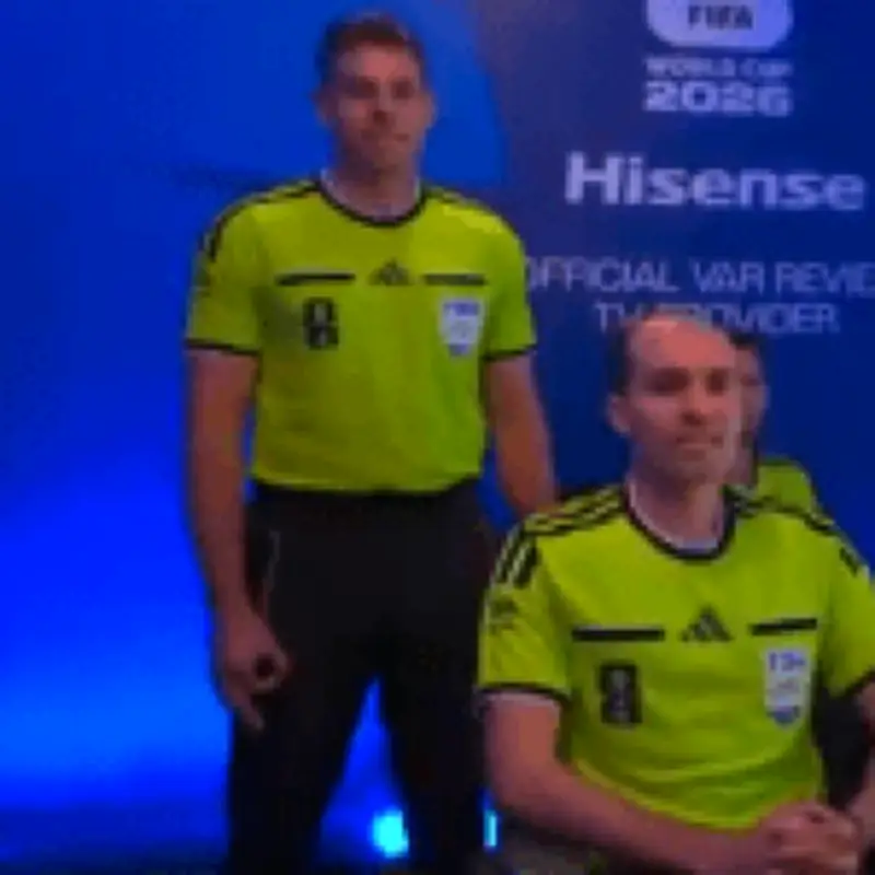 World Cup VAR official explains 'white power' gesture as FIFA clears him