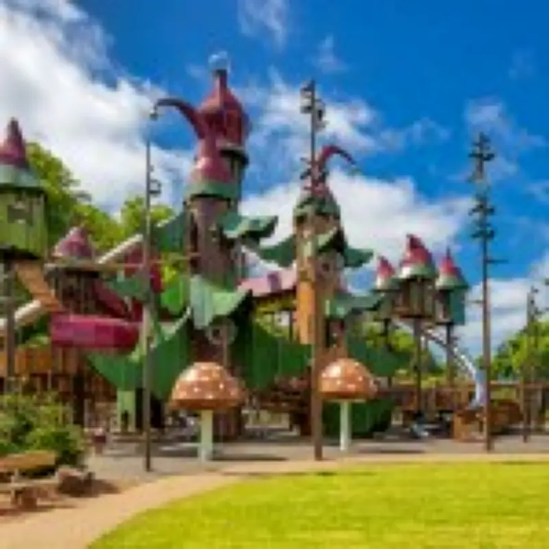World's largest kids play park in UK: Lilidorei at Alnwick Garden